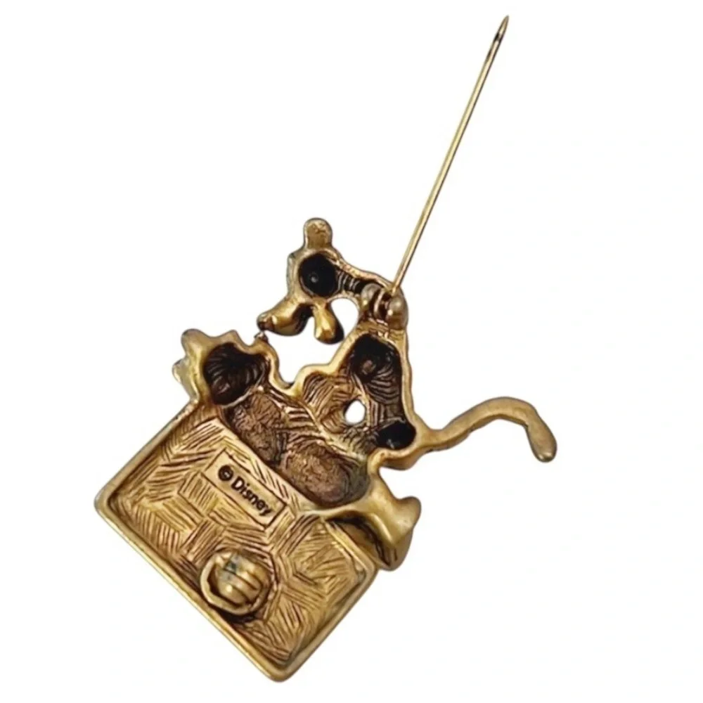Vintage Winnie the Pooh and Tigger “Best Friends Until Forever” Brooch
